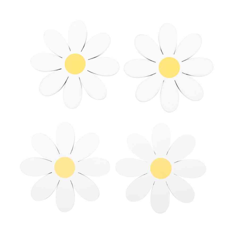 Something Different - Set of 4 Daisy Shaped Coaster Set - Multicolours